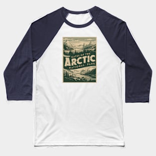 Gates Of The Arctic National Park Vintage Baseball T-Shirt